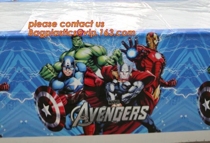 Polka Dots Banquet Plastic Tablecloths Table Cover Wedding Party Decorations, plastic oval table tablecloth PVC waterpro