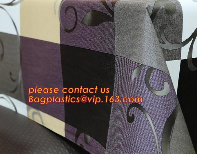 Polka Dots Banquet Plastic Tablecloths Table Cover Wedding Party Decorations, plastic oval table tablecloth PVC waterpro