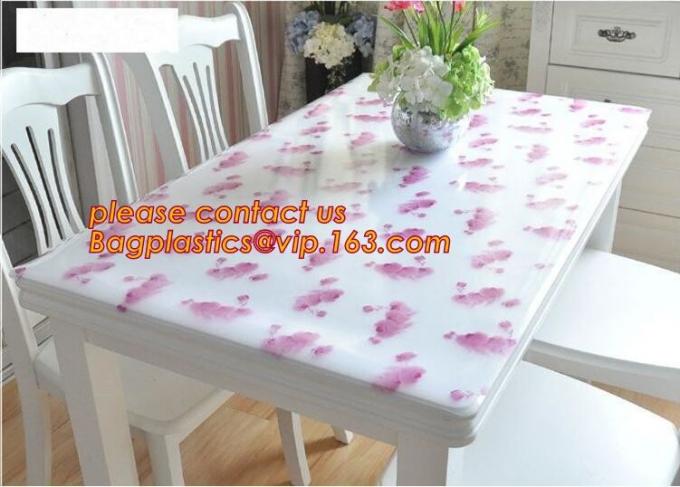 Polka Dots Banquet Plastic Tablecloths Table Cover Wedding Party Decorations, plastic oval table tablecloth PVC waterpro