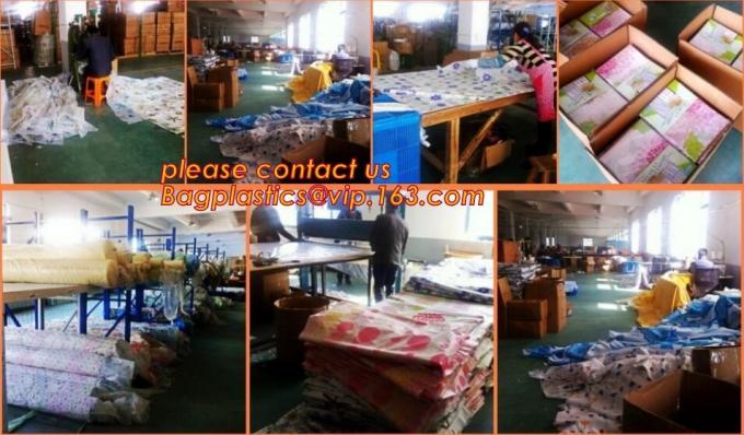 Polka Dots Banquet Plastic Tablecloths Table Cover Wedding Party Decorations, plastic oval table tablecloth PVC waterpro