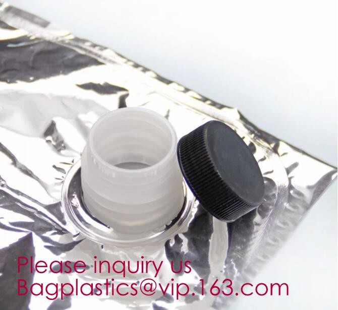 3L ,5L ,10L ,20 L Wine Dispenser Packaging Bag milk Spout bib Bag In Box,butterfly valve box bag/juice plastic BIB bag i
