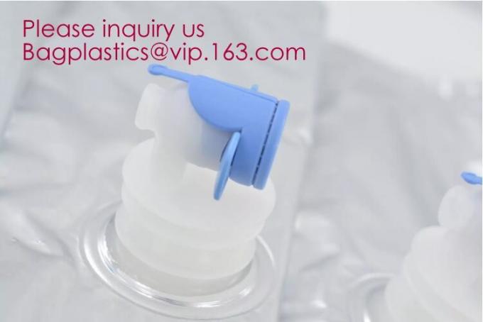 3L ,5L ,10L ,20 L Wine Dispenser Packaging Bag milk Spout bib Bag In Box,butterfly valve box bag/juice plastic BIB bag i
