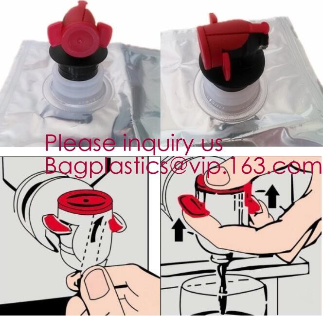 3L ,5L ,10L ,20 L Wine Dispenser Packaging Bag milk Spout bib Bag In Box,butterfly valve box bag/juice plastic BIB bag i