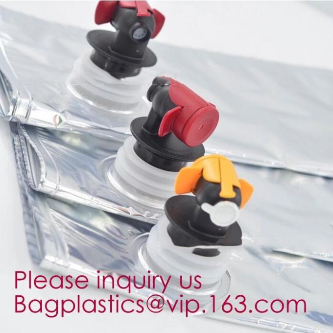 3L ,5L ,10L ,20 L Wine Dispenser Packaging Bag milk Spout bib Bag In Box,butterfly valve box bag/juice plastic BIB bag i