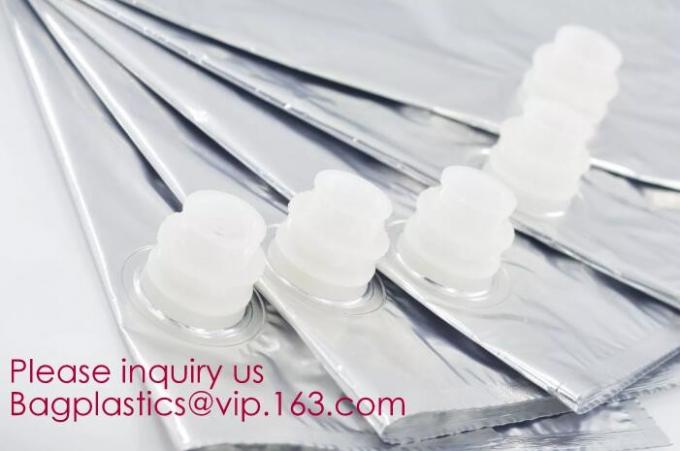 3L ,5L ,10L ,20 L Wine Dispenser Packaging Bag milk Spout bib Bag In Box,butterfly valve box bag/juice plastic BIB bag i
