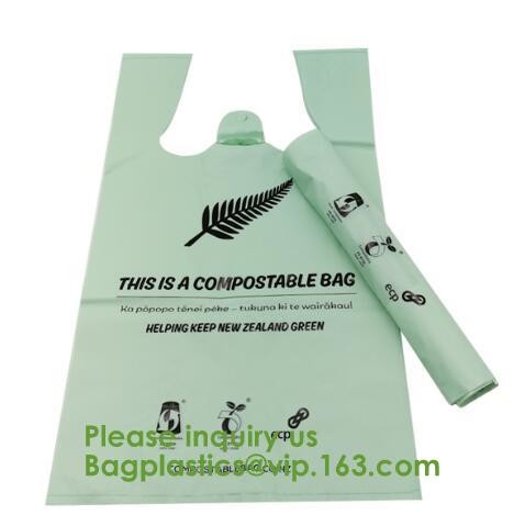 Drawstring Drawtape liner sacks, sachets, closure,shopping biodegradable compostable clear plastic grocery shopping bag,