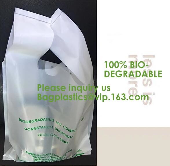Drawstring Drawtape liner sacks, sachets, closure,shopping biodegradable compostable clear plastic grocery shopping bag,