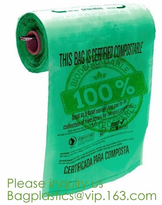 Drawstring Drawtape liner sacks, sachets, closure,shopping biodegradable compostable clear plastic grocery shopping bag,