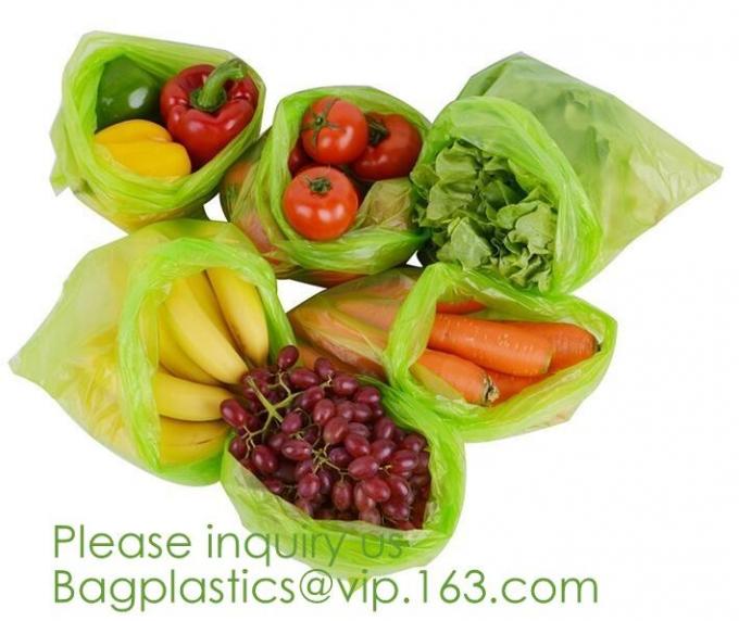 Drawstring Drawtape liner sacks, sachets, closure,shopping biodegradable compostable clear plastic grocery shopping bag,