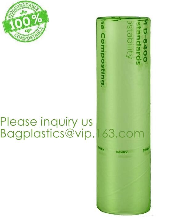 Drawstring Drawtape liner sacks, sachets, closure,shopping biodegradable compostable clear plastic grocery shopping bag,