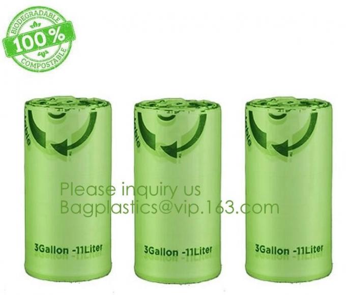 Drawstring Drawtape liner sacks, sachets, closure,shopping biodegradable compostable clear plastic grocery shopping bag,