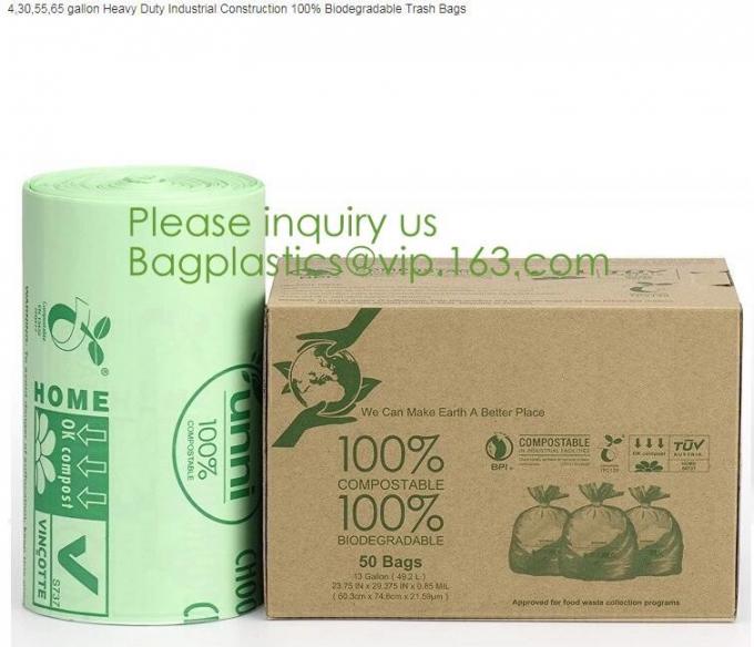 Drawstring Drawtape liner sacks, sachets, closure,shopping biodegradable compostable clear plastic grocery shopping bag,
