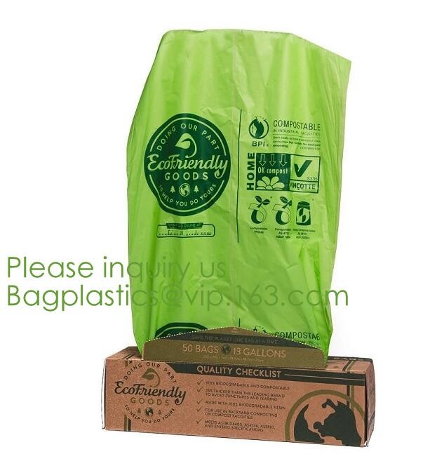 Drawstring Drawtape liner sacks, sachets, closure,shopping biodegradable compostable clear plastic grocery shopping bag,