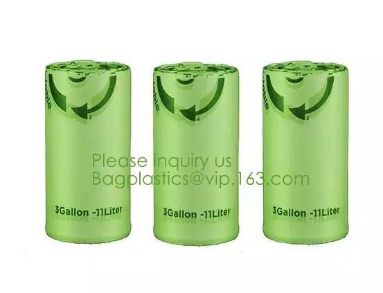 Drawstring Drawtape liner sacks, sachets, closure,shopping biodegradable compostable clear plastic grocery shopping bag,