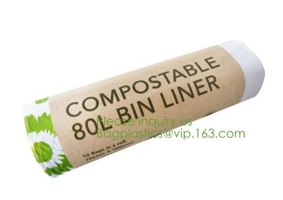 Drawstring Drawtape liner sacks, sachets, closure,shopping biodegradable compostable clear plastic grocery shopping bag,
