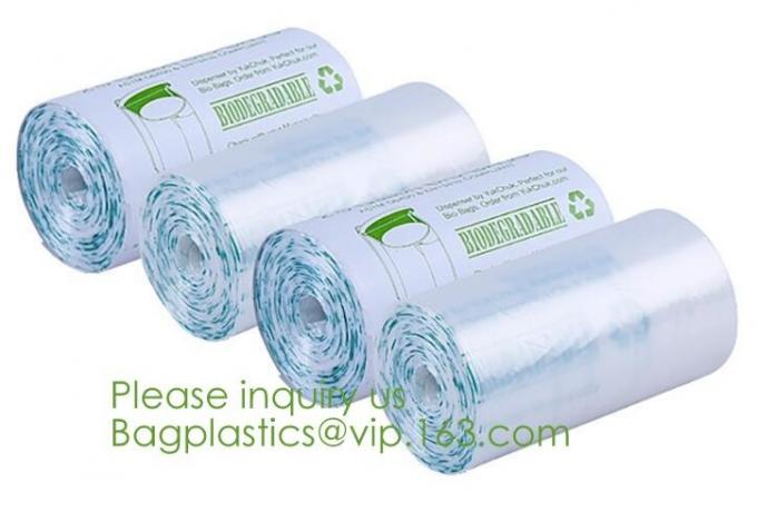 Drawstring Drawtape liner sacks, sachets, closure,shopping biodegradable compostable clear plastic grocery shopping bag,