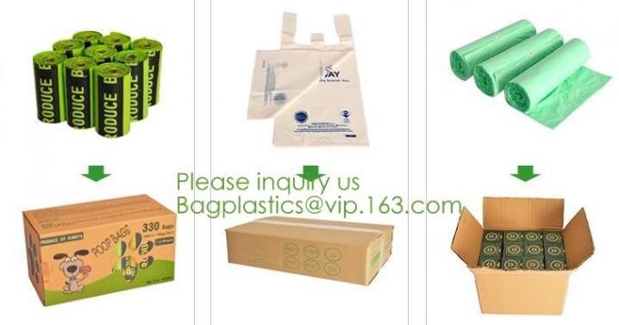 Drawstring Drawtape liner sacks, sachets, closure,shopping biodegradable compostable clear plastic grocery shopping bag,