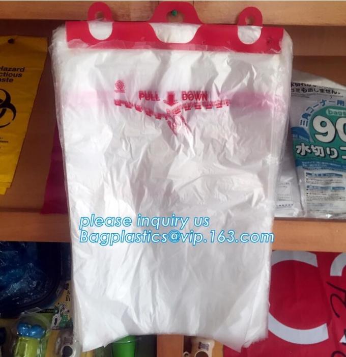 polyethylene wicket bag,biodegradable wicket poly bags fashionable wicket bag with card heder,Wicket Bread Packaging Bag