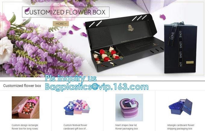 custom logo printed foldable cardboard flat pack gift box with