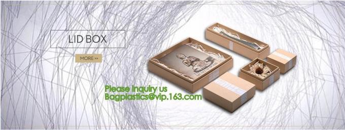 rigid paper packaging , custom logo printed foldable cardboard