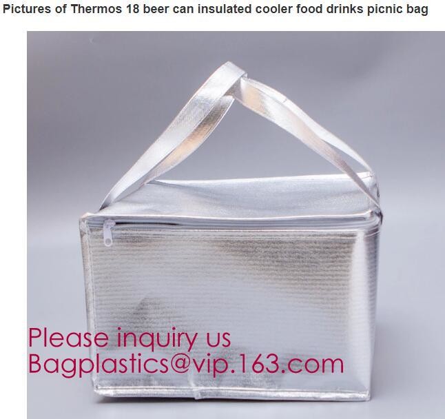 silver insulated bag