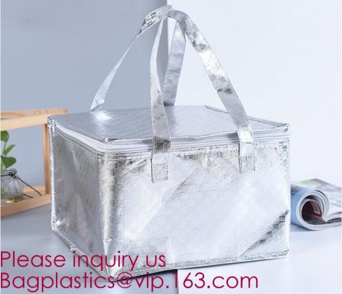 silver insulated bag