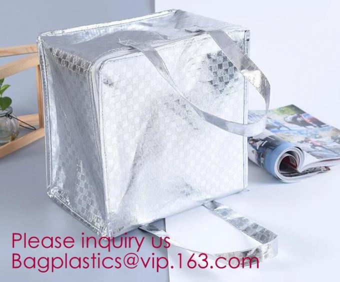 silver insulated bag