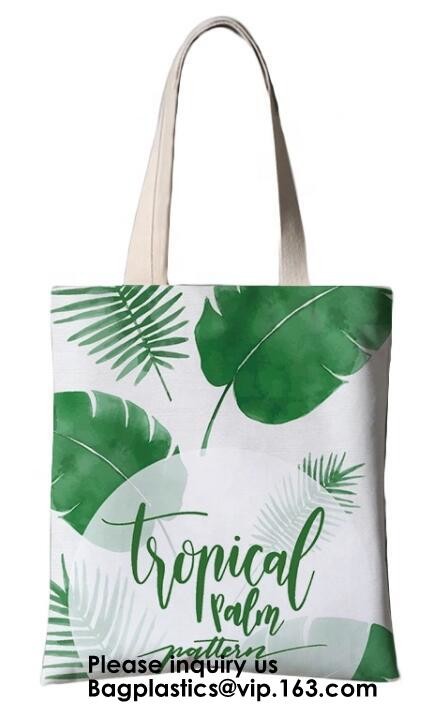 canvas cotton pouch tote bag with custom printed logo,shoulder