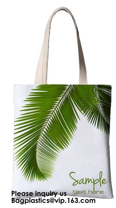 canvas cotton pouch tote bag with custom printed logo,shoulder