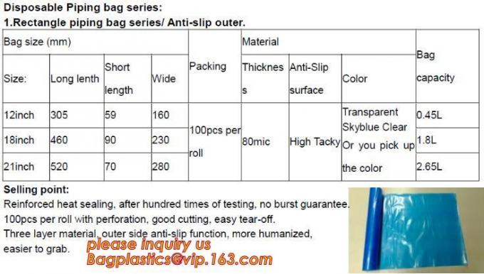 PE Plastic Icing Piping Cake Decorating Pastry Bag Candy Making Bags, Cake Cream, Decorating, Pastry Bags, Piping, Pastr