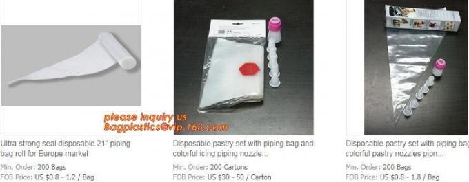 PE Plastic Icing Piping Cake Decorating Pastry Bag Candy Making Bags, Cake Cream, Decorating, Pastry Bags, Piping, Pastr