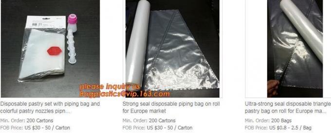 PE Plastic Icing Piping Cake Decorating Pastry Bag Candy Making Bags, Cake Cream, Decorating, Pastry Bags, Piping, Pastr