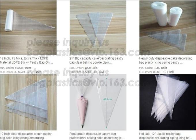 PE Plastic Icing Piping Cake Decorating Pastry Bag Candy Making Bags, Cake Cream, Decorating, Pastry Bags, Piping, Pastr