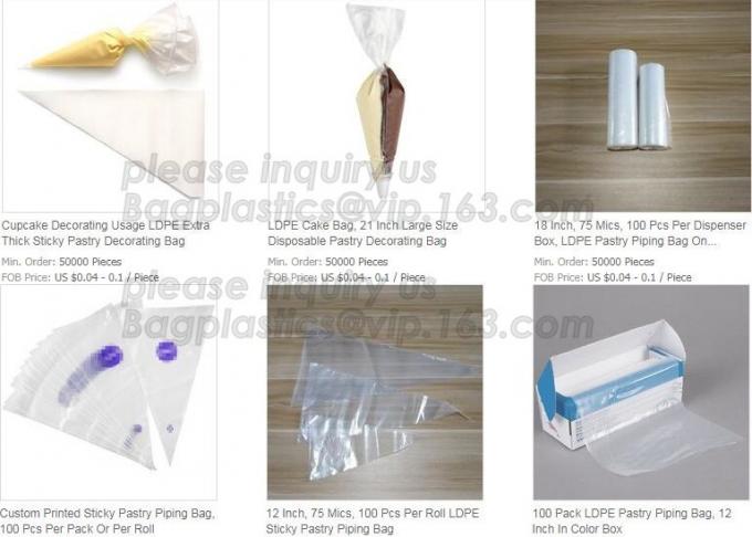 PE Plastic Icing Piping Cake Decorating Pastry Bag Candy Making Bags, Cake Cream, Decorating, Pastry Bags, Piping, Pastr