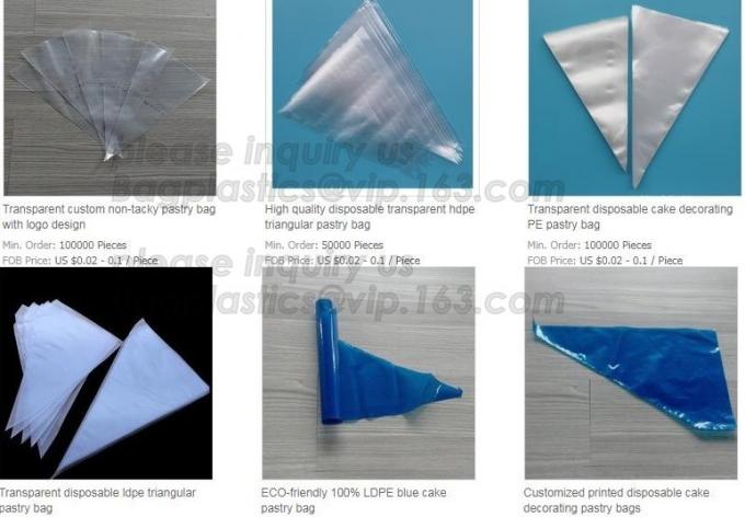 PE Plastic Icing Piping Cake Decorating Pastry Bag Candy Making Bags, Cake Cream, Decorating, Pastry Bags, Piping, Pastr