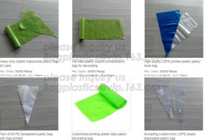 PE Plastic Icing Piping Cake Decorating Pastry Bag Candy Making Bags, Cake Cream, Decorating, Pastry Bags, Piping, Pastr
