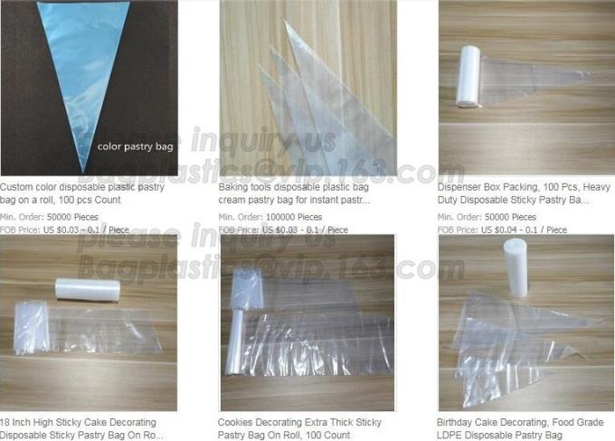 PE Plastic Icing Piping Cake Decorating Pastry Bag Candy Making Bags, Cake Cream, Decorating, Pastry Bags, Piping, Pastr