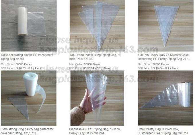 PE Plastic Icing Piping Cake Decorating Pastry Bag Candy Making Bags, Cake Cream, Decorating, Pastry Bags, Piping, Pastr