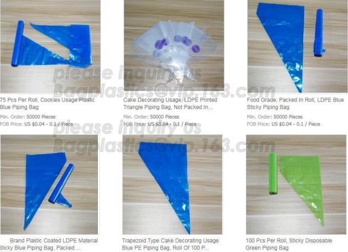 PE Plastic Icing Piping Cake Decorating Pastry Bag Candy Making Bags, Cake Cream, Decorating, Pastry Bags, Piping, Pastr