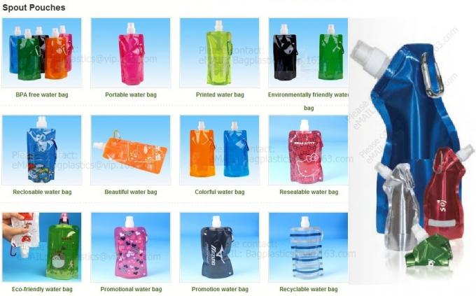 Portable Water Bags,Promotional Bags,Spice Bags,Hologram Bags,Multi-Purpose Food Bags Recyclable Spout Pouch Bag Cosmeti