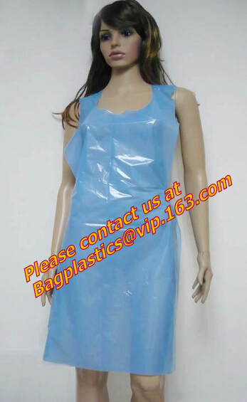 plastic pe aprons, poly apron, ld disposable, aprons, LDPE apron, HDPE apron, PE apron