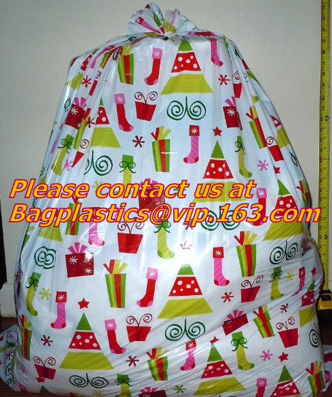 waterproof outdoor road bicycle bags, bicycle gift bags, bike bags, Giant Santa Sack for Christmas Gift Packing