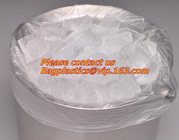 Ice bags, Clear, Drawstring, Printed and Twist Ties, bags on a roll, ldpe bag, hdpe bags