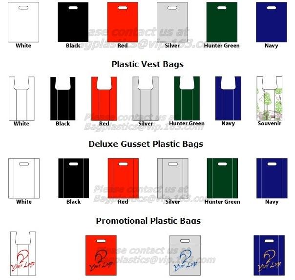 Kitchen HandleTie Trash Bags,Recyclable Plastic Shopping Bags with