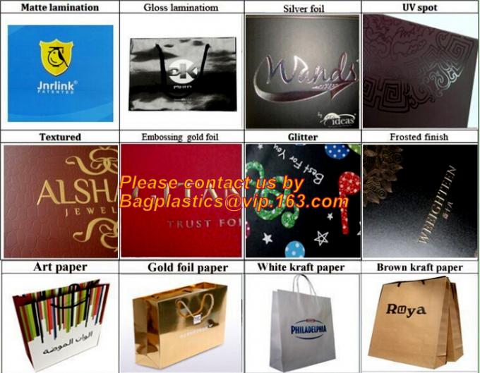 luxury paper shopping bag, recycle kraft paper bag, promotion Christmas
