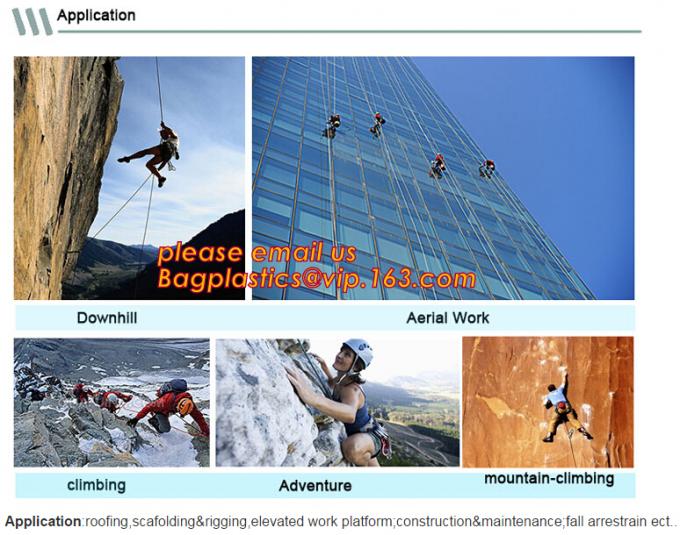 20M Outdoor Life Rope Rock Climbing Rappelling Tool Rope, high strength