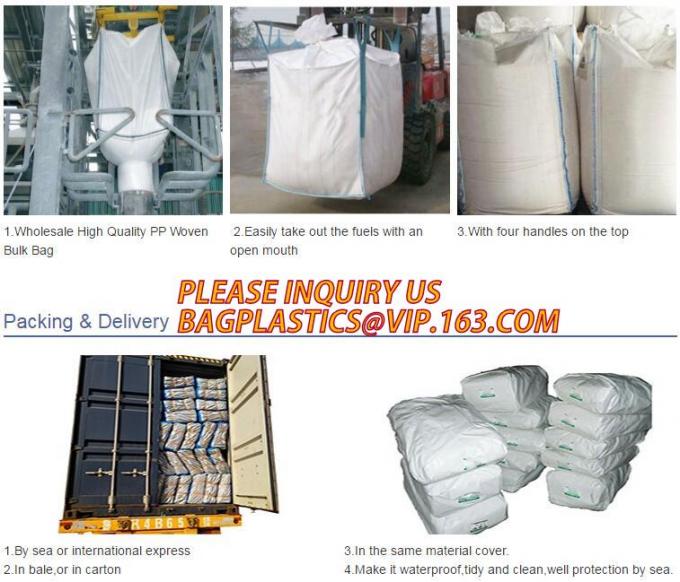 PP WOVEN BAGS, BULK FIBCs, JUMBO BAG, KRAFT WOVEN POLYPROPYLENE