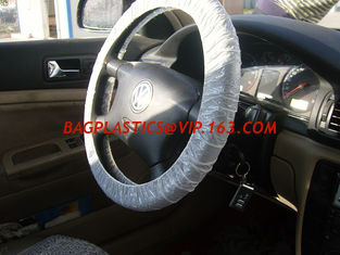 China steering wheel cover, car seat cover, disposable cover, pe car foot mat, gear cover, auto, Protective automobile product supplier