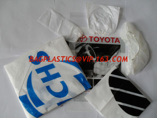 China Disposable Plastic Automotive Tire Bag,Disposable Car Seat Cover Plastic, Polythene disposable car seat cover supplier