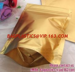 China Side Gusset Bags, Quad Sealed Bags, Cookie packaging, Tea pack, Coffee pack, Oil packaging Aluminium Foil Ziplock Bags W supplier